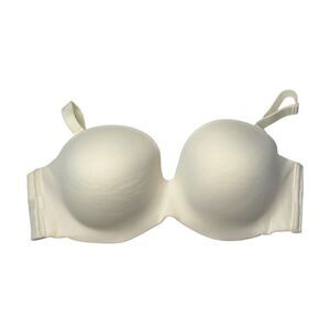 Ambrielle Cream lined Bra 36DDD Underwire Support Multi Way strapless